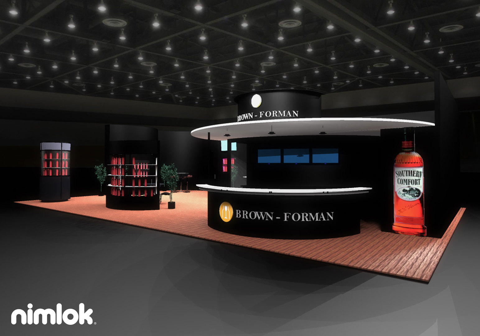 Brown Forman 30x50 Island