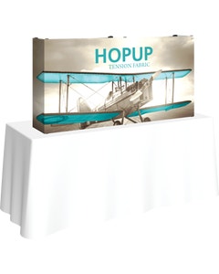 Hopup 5ft Straight Tabletop Tension Fabric Display
